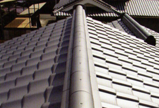 ガイドライン工法の屋根瓦